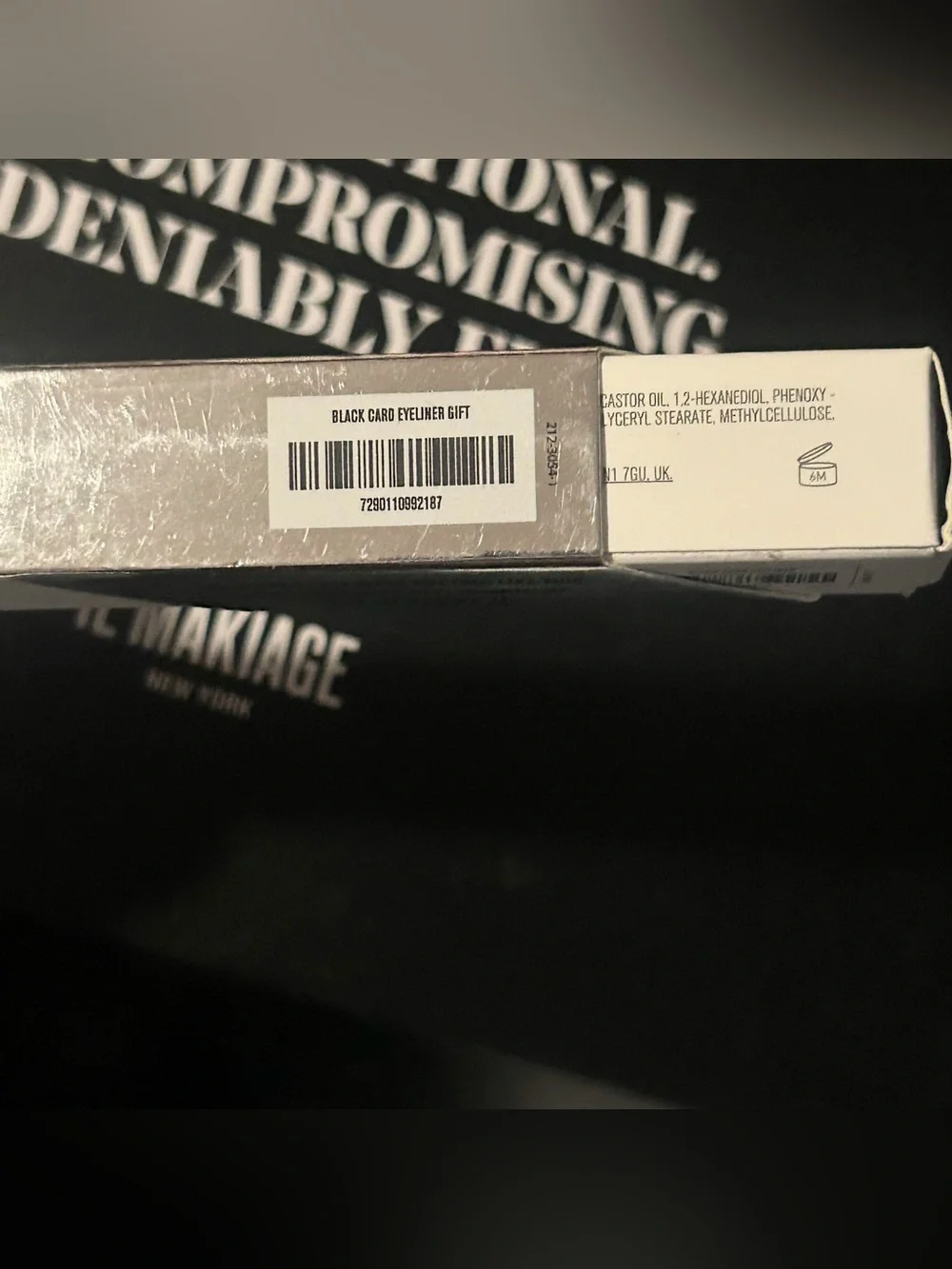IL MAKIAGE Black Card Waterproof Liquid Eyeliner Black 0.05 fl oz/1.5mL